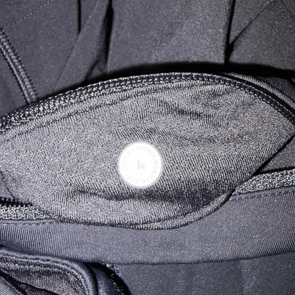 Lululemon Pace Rival Skirt Regular Black 4‑Way Stretch Running Tennis‎ Golf 4 - Picture 9 of 10